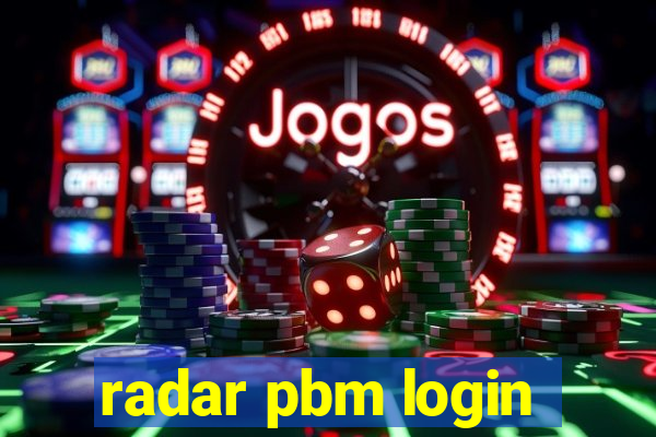 radar pbm login